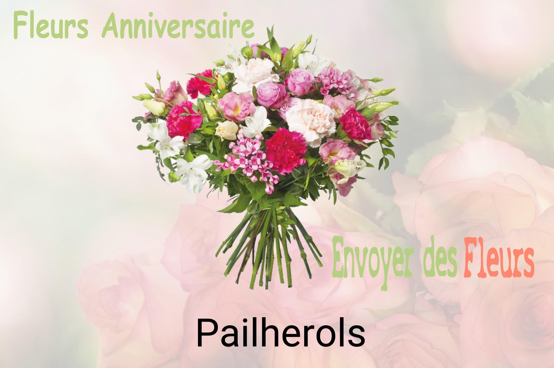 Bouquet de fleurs d’anniversaire livré à Pailherols